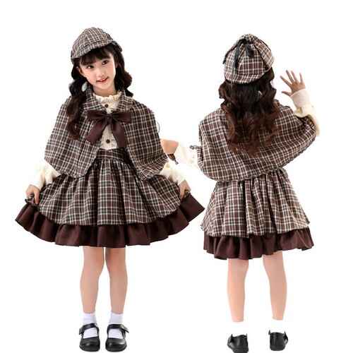 Halloween Sherlock Holmes movie character costume cosplay detective set performance outfit