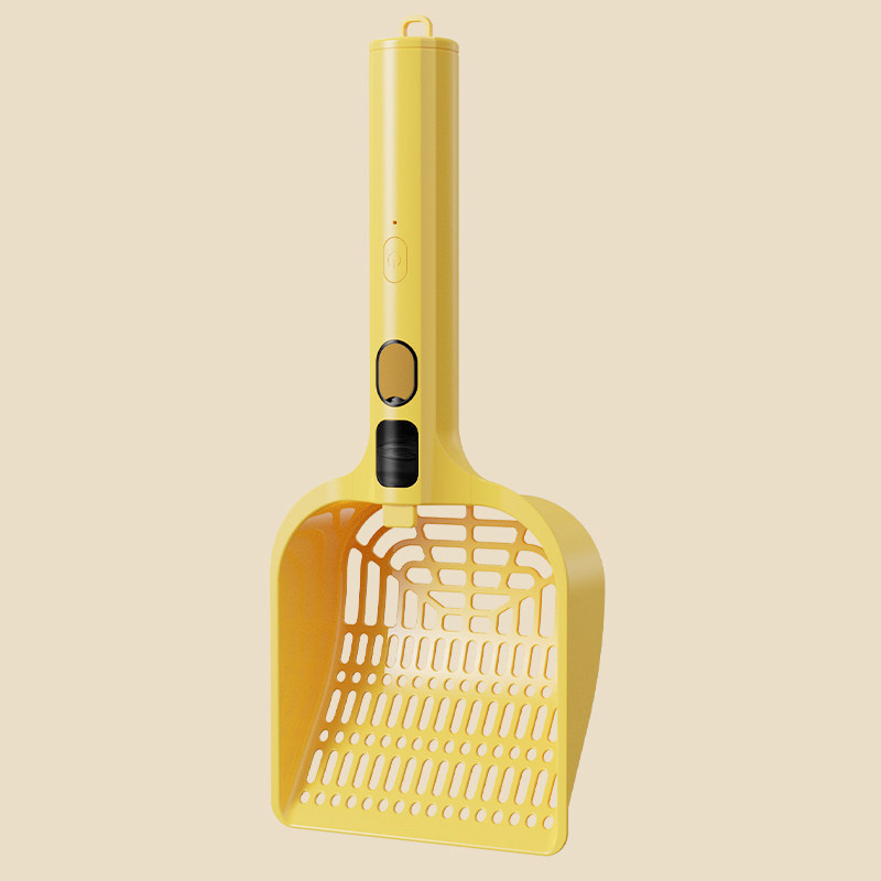 Palla de arena para gatos de pulverización, pala de arena para gatos recargable grande, pala de arena para gatos portátil limpia especial para mascotas
