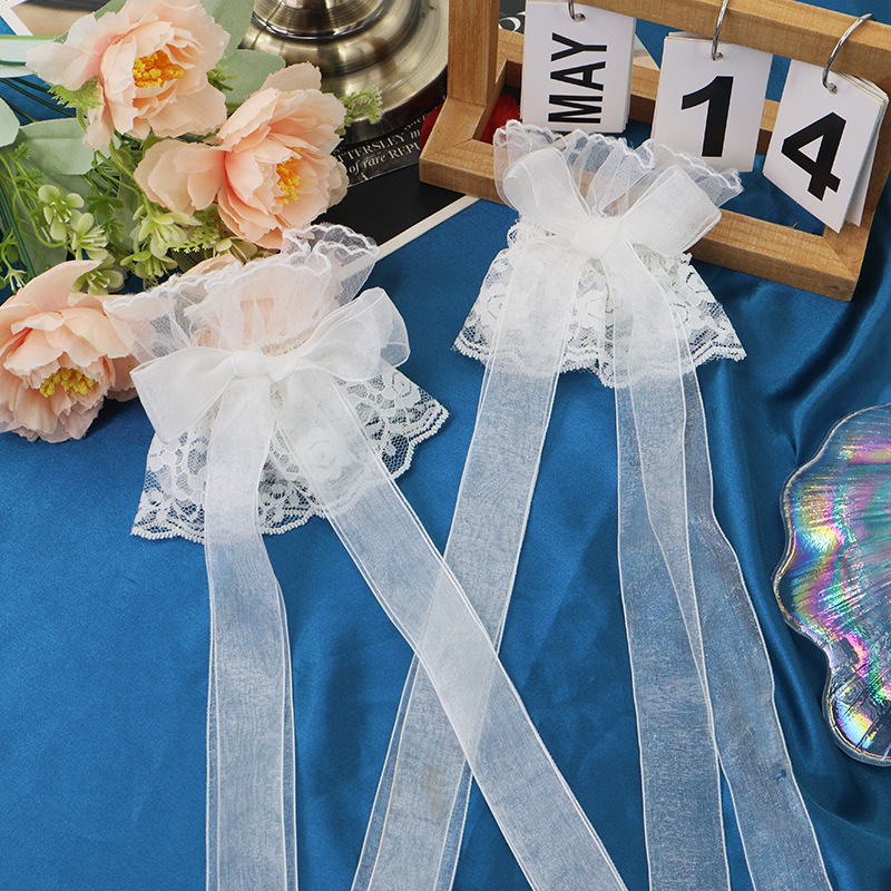 Gothic Oscuro Lolita retro bolsa de arena de encaje brazalete set de baile de máscaras máscaras sexuales