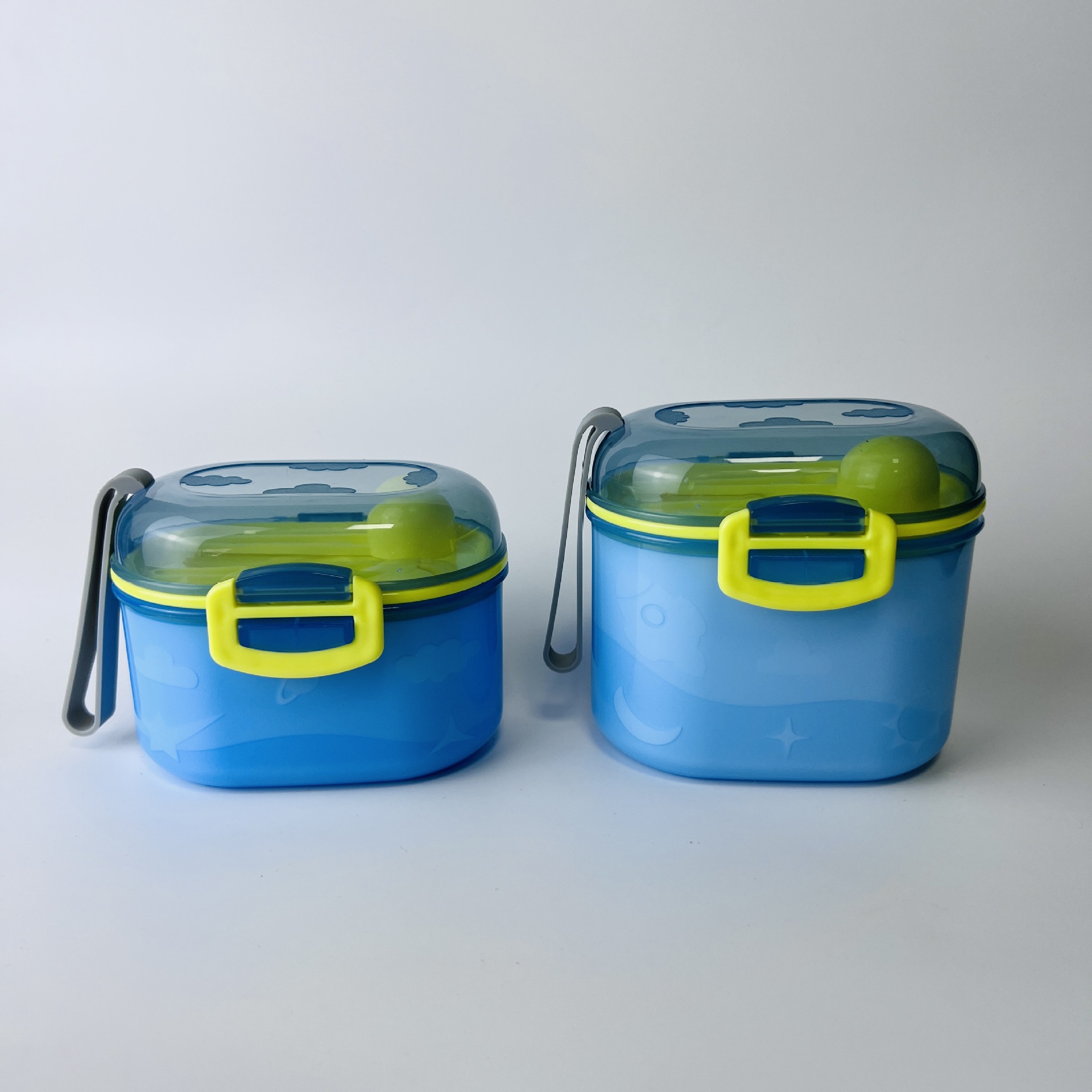 Household Milk Powder Box, Portable Large-Capacity Milk Powder Can for Infants and Young Children, Sealed Food Supplement Storage Box, Korea