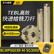 快进给铣刀杆TEBL高进给铣刀盘特固克通装双面铣刀片BLMP0603