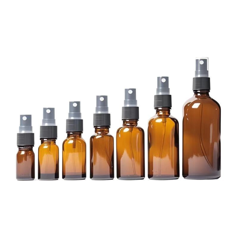 スポット 10ml 茶色ガラスボトル スプレーボトル 30ml 香水エッセンシャルオイル詰め替えボトル 50ml メイク落としエッセンスボトル|undefined