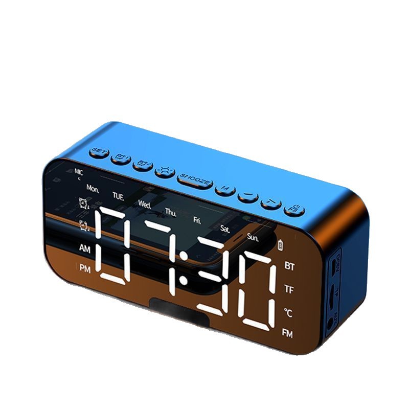 Reloj de sonido Bluetooth inteligente AI multifuncional especial para estudiantes de gran volumen doméstico dormitorio subwoofer enchufable con tarjeta