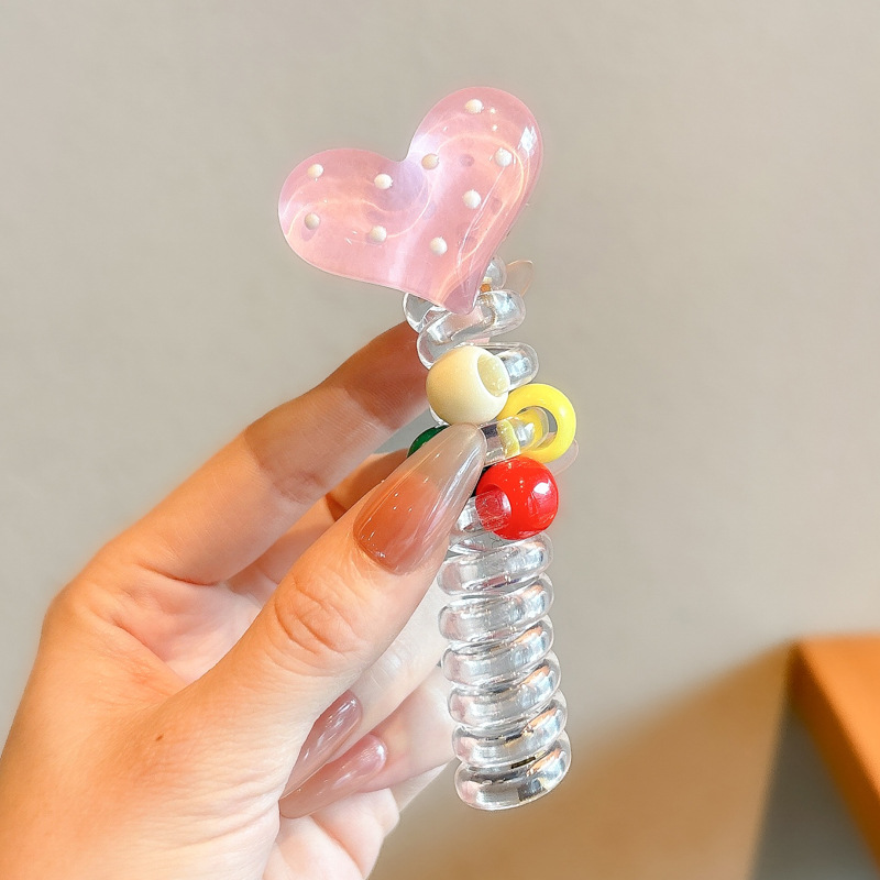 Trenza de burbuja de temperamento de moda, cuerda para el cabello, lazo para el cabello, nuevos accesorios para el cabello de alta gama para mujeres, cola de caballo simple, línea telefónica trenzada, banda de goma