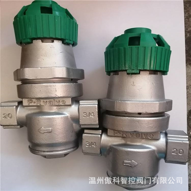 不锈钢调节弹簧螺纹波纹管减压阀  Y14H/F 减压阀 氧气减压阀