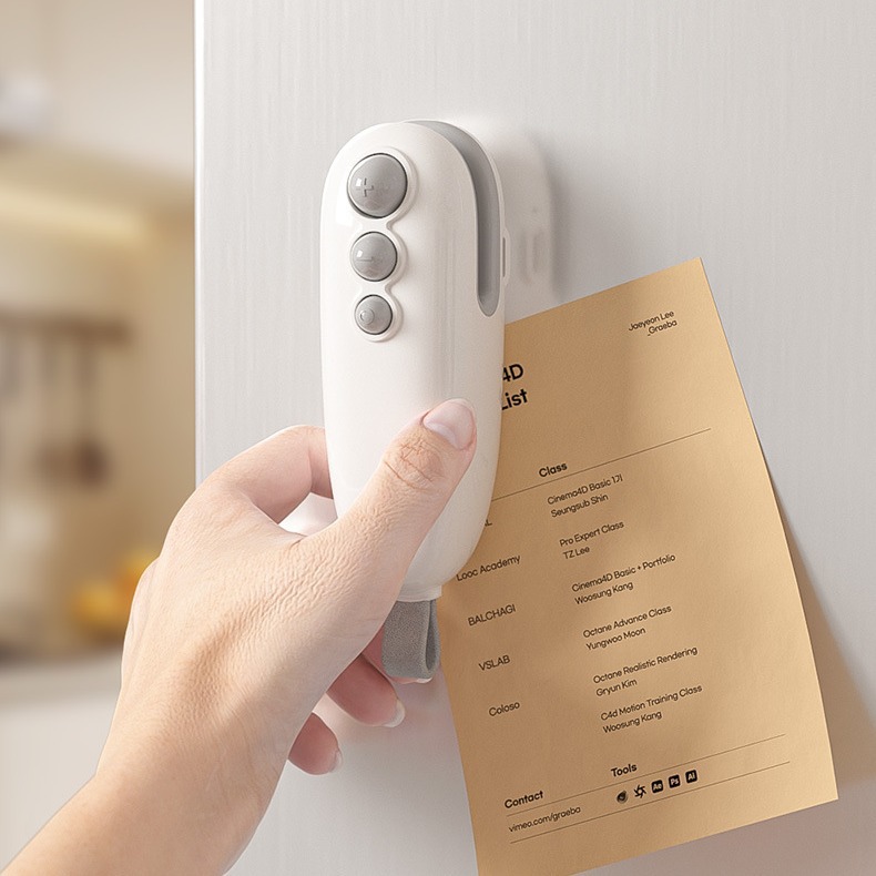 Pequeña máquina de sellado portátil de sellado doméstico bocadillos magnéticos bolsa de plástico de sellado clips mini fabricante de clips de sellado