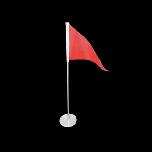 Dog Training Logo Flag Stainless Steel Base Training Logo Sign Red Flag Stainless Steel Removable Dog Training Supplies