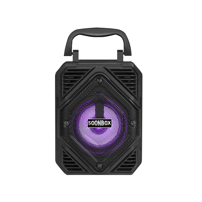 SOONBOX私模S9蓝牙音箱户外手提派对带手机支架TF卡USB跨境小音箱