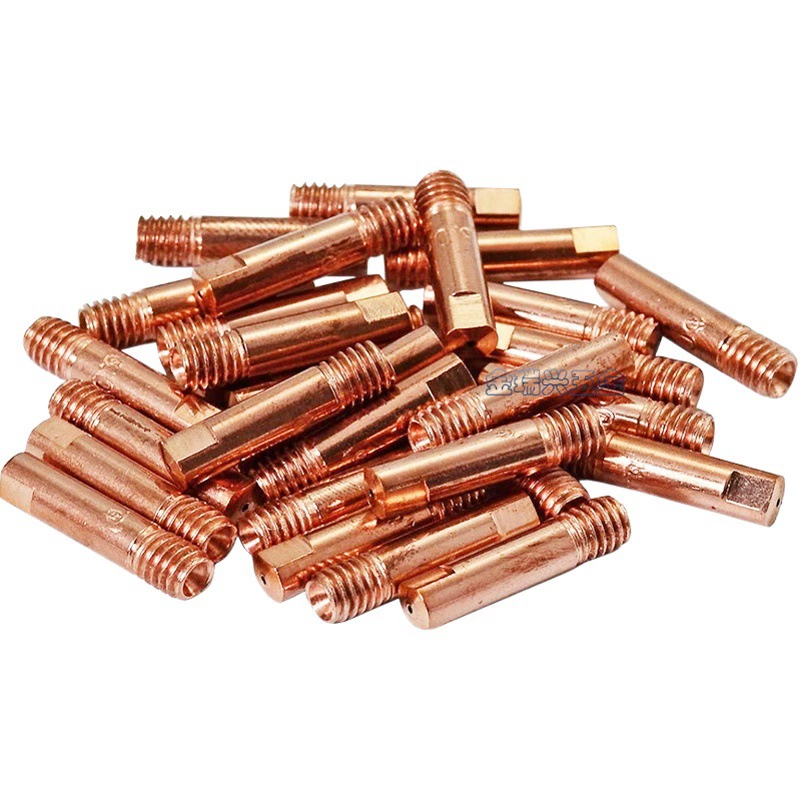 Трансграничная проводящая насадка MB15AK Защитная насадка M6 0,6 0,8 проводящая насадка в газовой защите аксессуары для сварочного пистолета Проводящая насадка 14AK