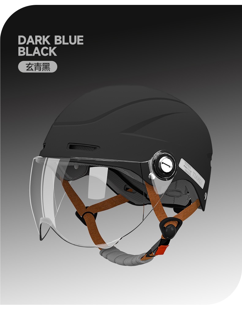Electric Vehicle Helmet Women's Certified Half Helmet Men's Universal