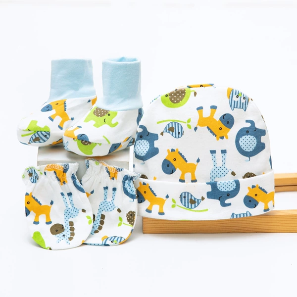 3 pieces of blue elephant