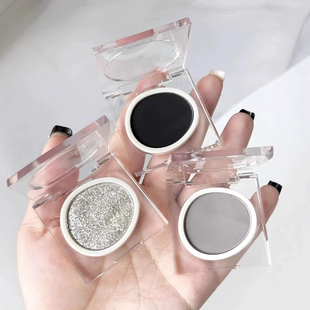 Monochrome Shiny Eye Shadow, Brightening Highlighter, 4.8 g Single Pan, Universal Primer Effect