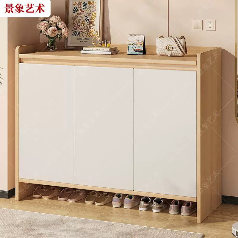 鞋柜现代简约多功能玄关柜家用门口入户大容量收纳储物柜多层鞋架
