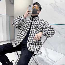 2024春秋痞帅外套男ins高街潮牌港风日系原宿风韩版潮流宽松夹克