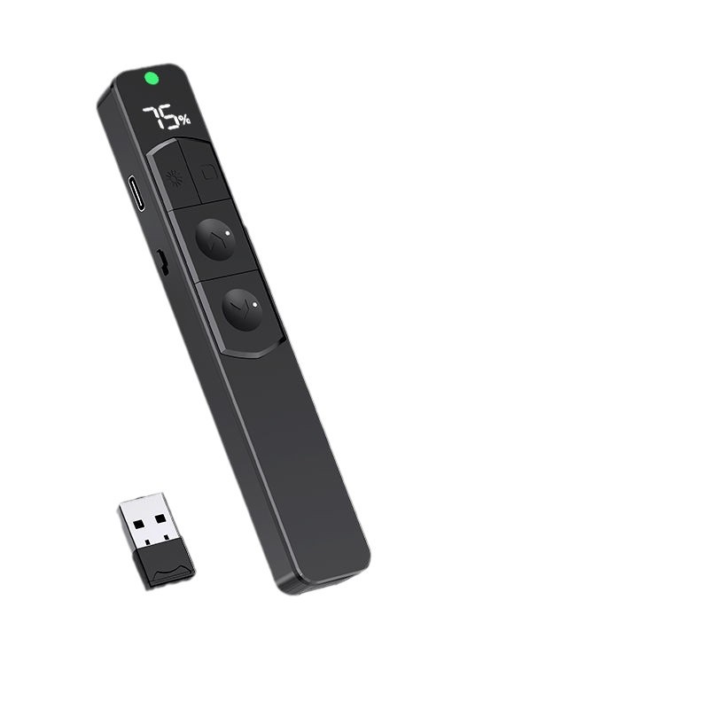 Transfronterizos S10 láser hoja verde multimedia PPT instrucción pluma pluma multifuncional fuente fábrica al por mayor