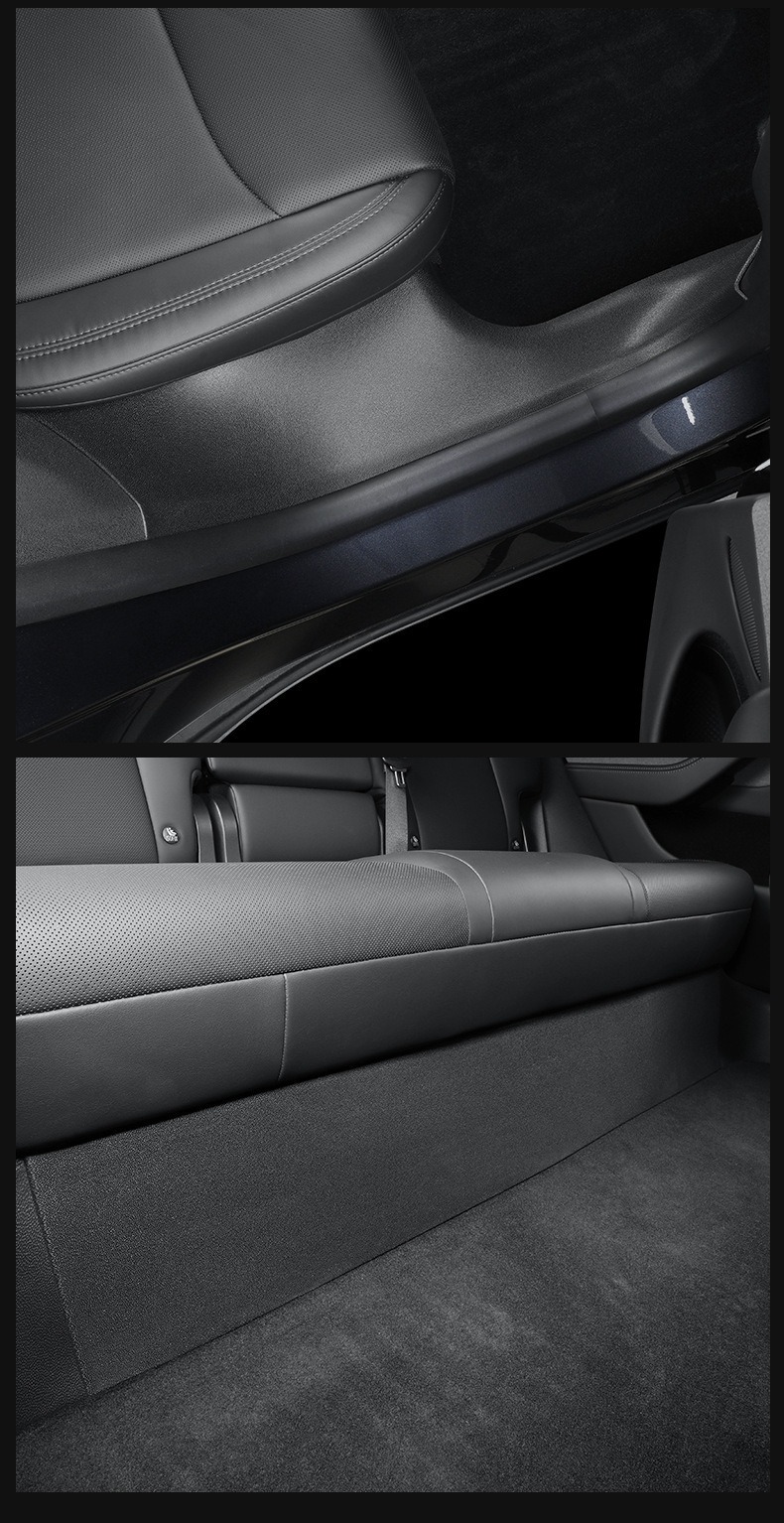 Anti-Kick Pad Protector for Tesla Model Y 25 Refreshed Front/Rear Door Sill