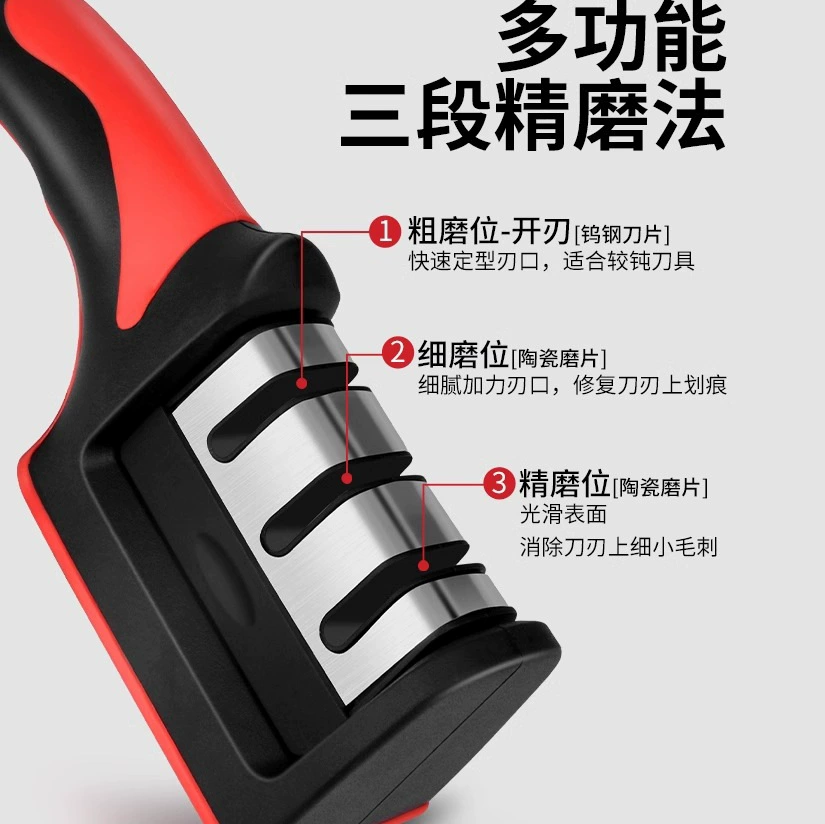 Fast Swordsman Home Multifunctional Artifacts wholesale Three -Fourth Section of Creative Sanding Manual Speed ​​Knife Stone Caudi Knife