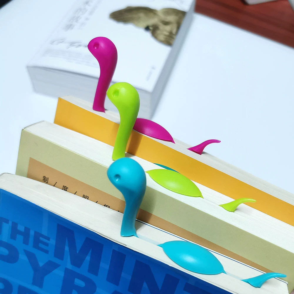 Книжка творческая офисное озеро водное чудовище 3D закладка из полипропилена, забавный учебный аксессуар, 9,5×1,8×7,5 см