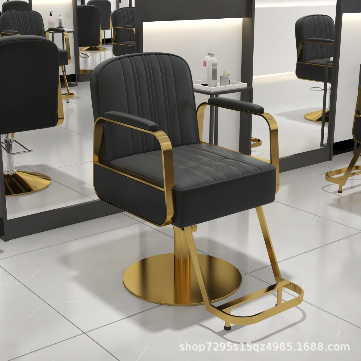 Fábrica directa silla de peluquería silla de peluquería salón de peluquería silla de corte de pelo red tienda de marea roja caída
