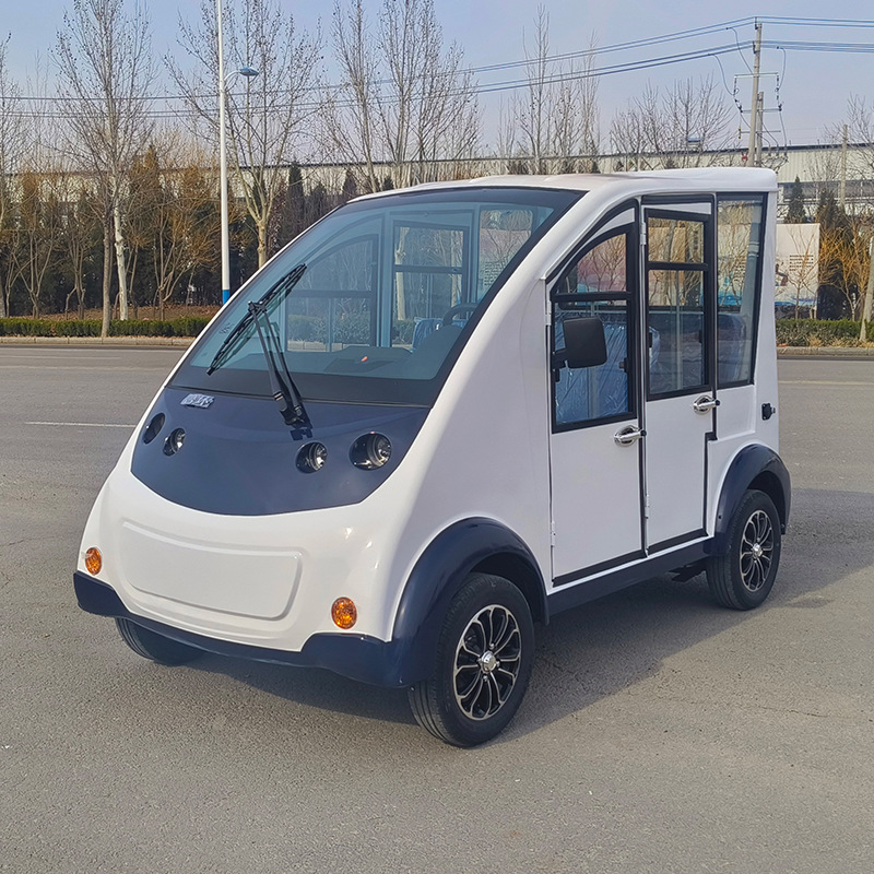 Electric Patrol Car 4-8 Seats, Community Property Security Patrol Vehicle, Community Street, Campus, Factory Electric Inspection Vehicle