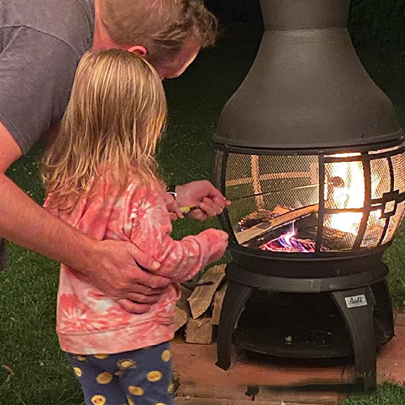 跨境户外䵵火盆室内庭院晚会烧烤炉炭火盆取暖柴火炉烧火炉烧烤炉