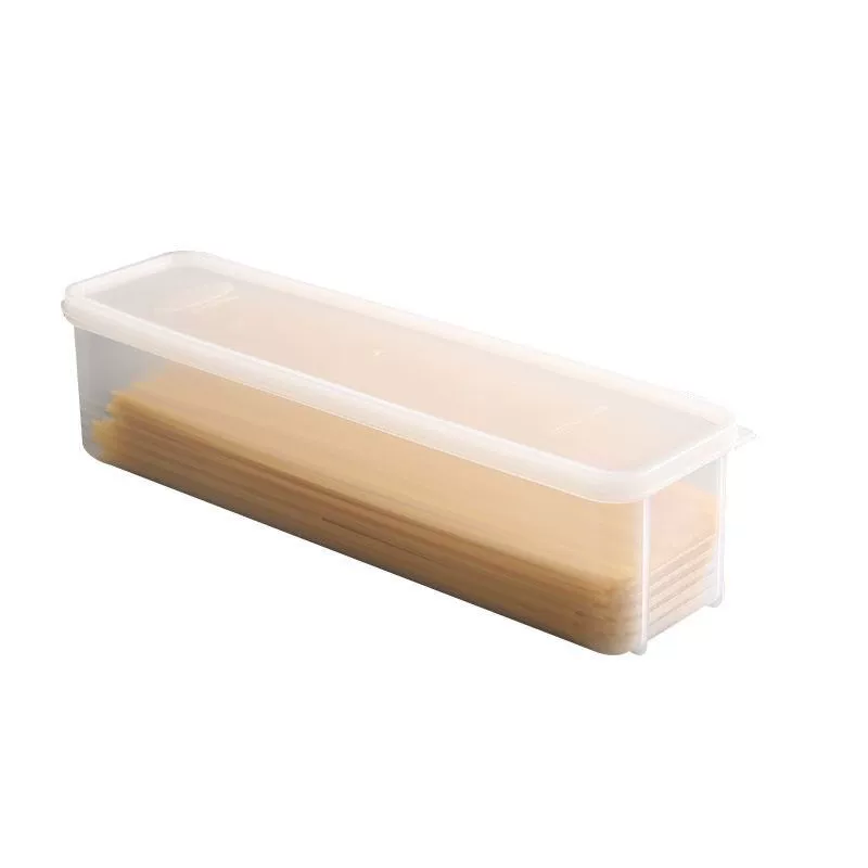 New refrigerator kitchen food-grade sealed box fresh-keeping box with lid mixed grain noodle storage box rectangular plastic