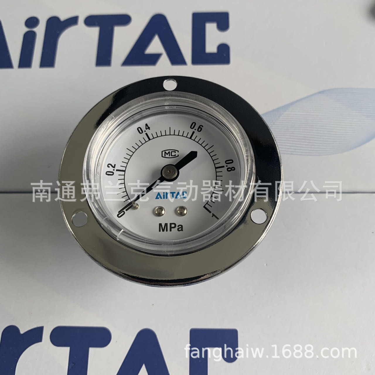 台湾亚德客原装正品气动面板式压力表GF50  F-GF5010M