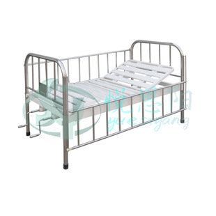 Hospital Pediatric Ward Nursing Bed Stainless Steel Single Rocking Kidsren's Bed Kidsren's Infusion Bed Steel Fence Bed
