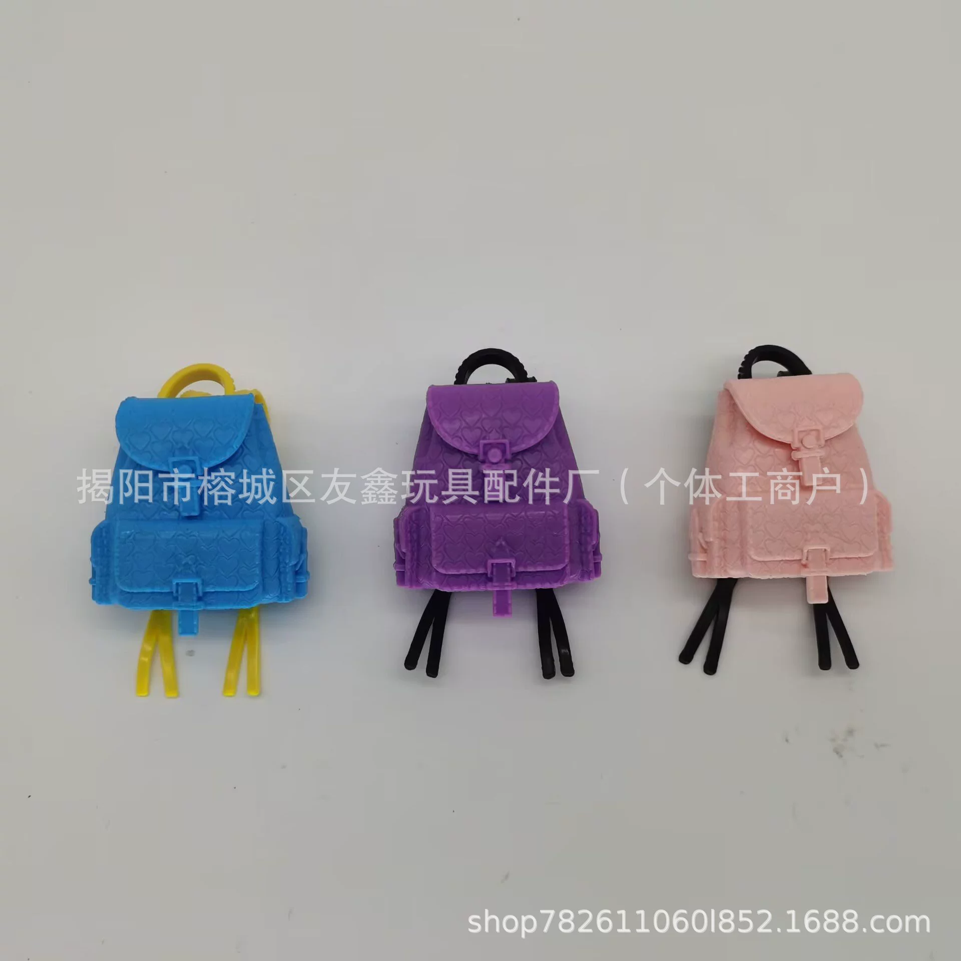 Toy PVC, backpack, detachable bag, doll