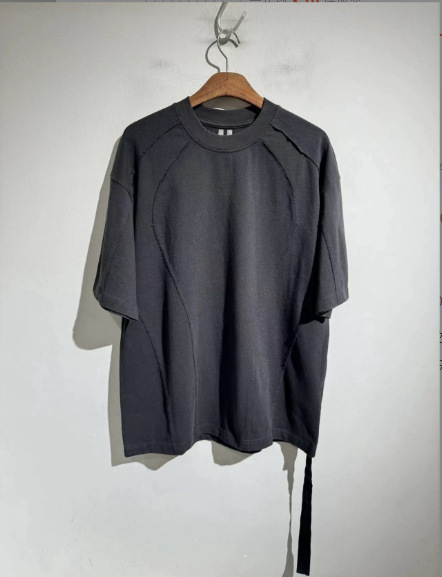 American Style Vintage Washed T-shirt Unisex Patch Design Trendy_voghion.com