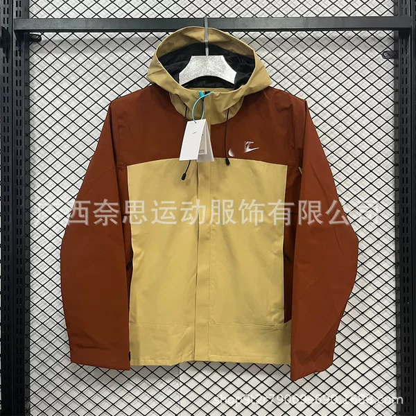 2024 New Outdoor Spring and Autumn Windproof Waterproof Jacket Custom Men's Sports Casual Hooded Coat