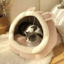 四季通用猫咪房子别墅家居封闭式猫屋用品冬季保暖狗窝宠物用品