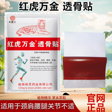 源自越南红虎万金透骨贴白虎万金贴蛇毒追风贴10贴/包颈肩腰腿