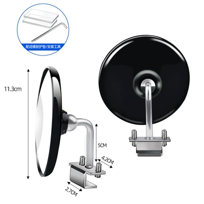 Rearview mirror/rearview mirror Mirrors, Suitable for Driving School - coach-car-304-large-black-pair