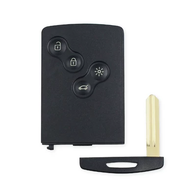 Suitable for 4-button Renault Megane Koleos smart remote car key shell replacement case (Car Keys) - type-a
