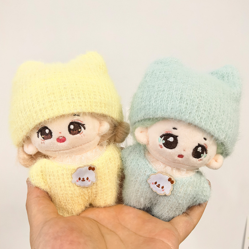 10cm Starfish Doll Clothes Set 10cm Missing-Toothed Doll Clothes Cotton Doll Clothes Plush Toy Clothes