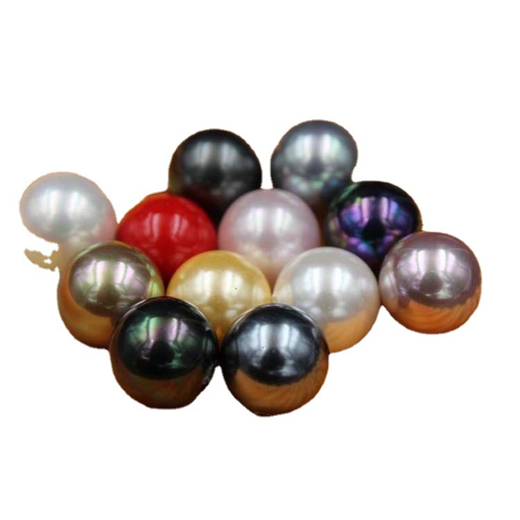 まねる南洋貝珠カラー半穴貝殻真珠diyアクセサリーペンダントアクセサリー施家真珠散珠卸売り