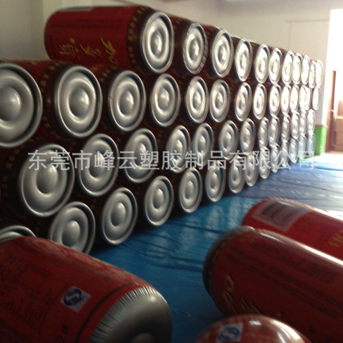 工厂批发充气pvc广告促销瓶 充气酸奶展示瓶