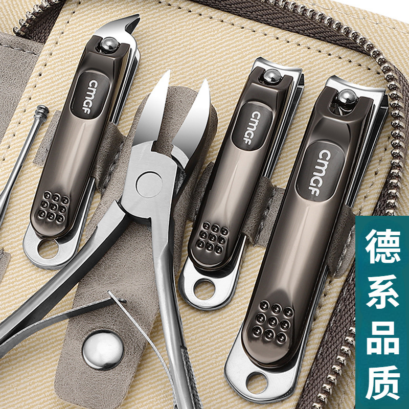 Herramientas de regalo manicure tijeras de garganta manicure trench nail cutter set home inflamación manicure pinza pedicura