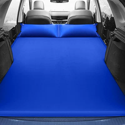Universal Suv Car Automatic Inflatable Vehicle-mounted inflatable bed - deerskin-sapphire-blue-standard-flat-5cm