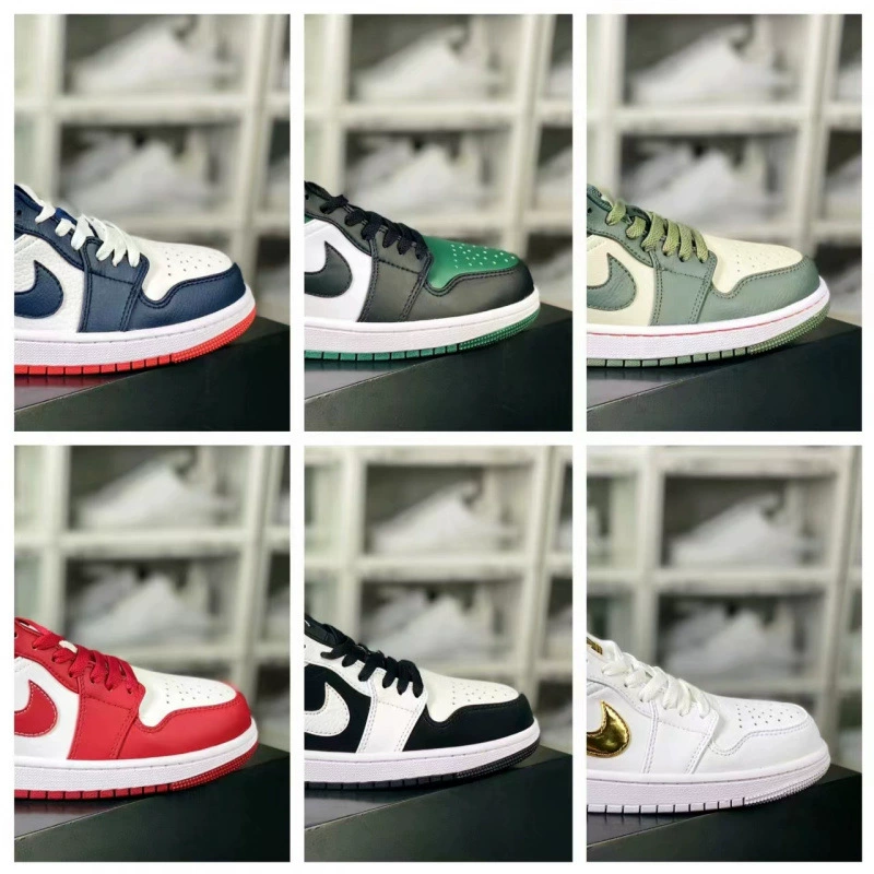 Putian Pure Original High-version Black and White Panda Black and Green Toe Midnight Blue Bean Paste Men and Women Low Top Retro Shoes