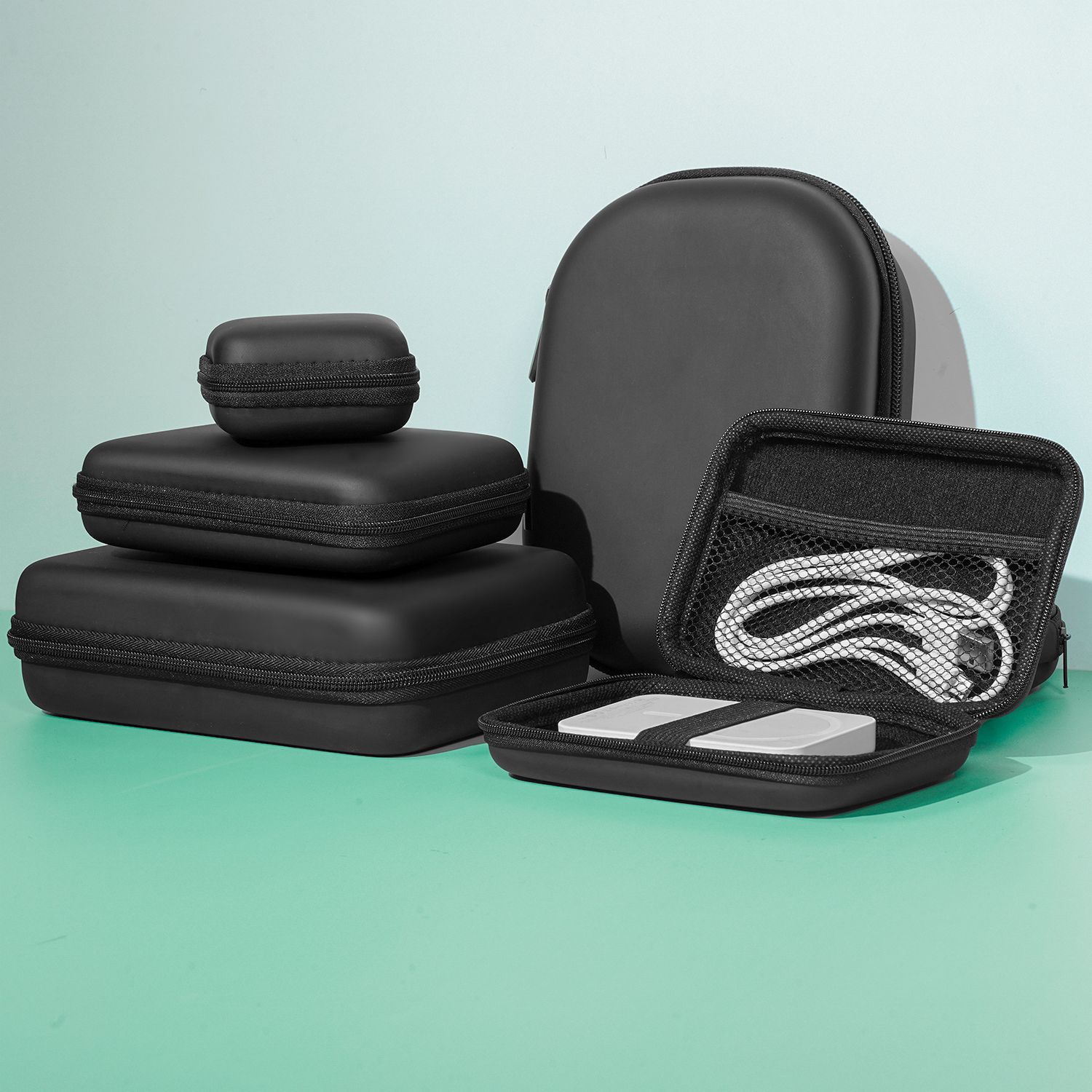 Eva Charger Cable Organizer, Headphone Storage Bag, External Hard Drive Packaging Box, 3C Electronics Accessory Bag