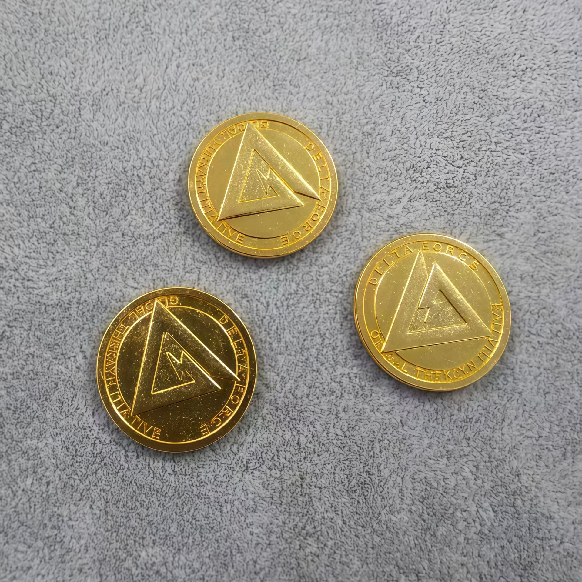 Alloy Accessories, Delta Force Game Peripherals, Delta Coins, Game Currency, Collectible Item Coins