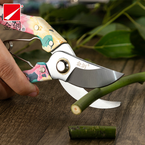 Factory direct supply of pruning shears, fruit tree gardening scissors, fruit flower and tree shears, fruit tree and flower garden tools wholesale