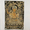 Factory wholesale retro -weaving brocade Thangka embroidery painting Tibet four -arm Guanyin painting weave brocade paintings