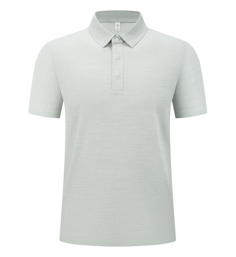 Camisas de polo de manga corta personalizadas logotipo impreso color waffle sensación de frío camiseta de alta gama ropa de trabajo de verano