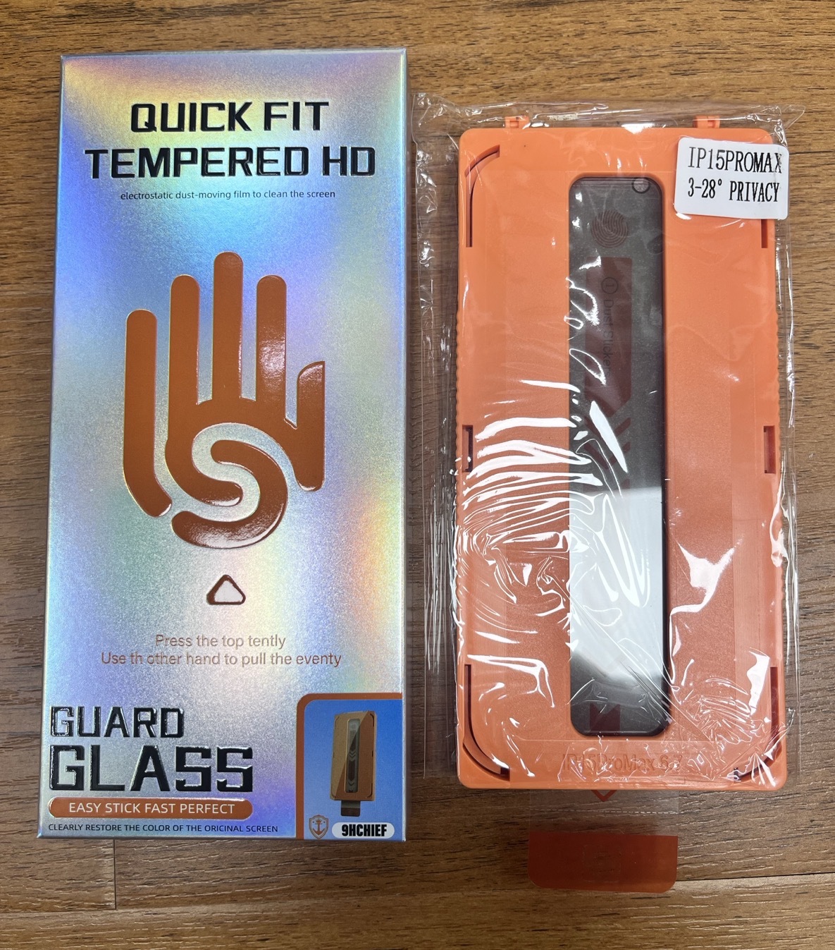 Amazon cross-border exclusivamente para iPhone16promax, segundo parche, película templada para almacén libre de polvo, película anti-phishing Apple 16