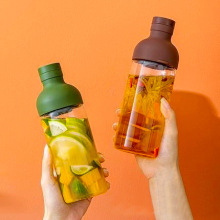 跨境新款冷萃茶壶过滤玻璃运动随身杯咖啡凉冷热水壶茶杯具冷泡瓶