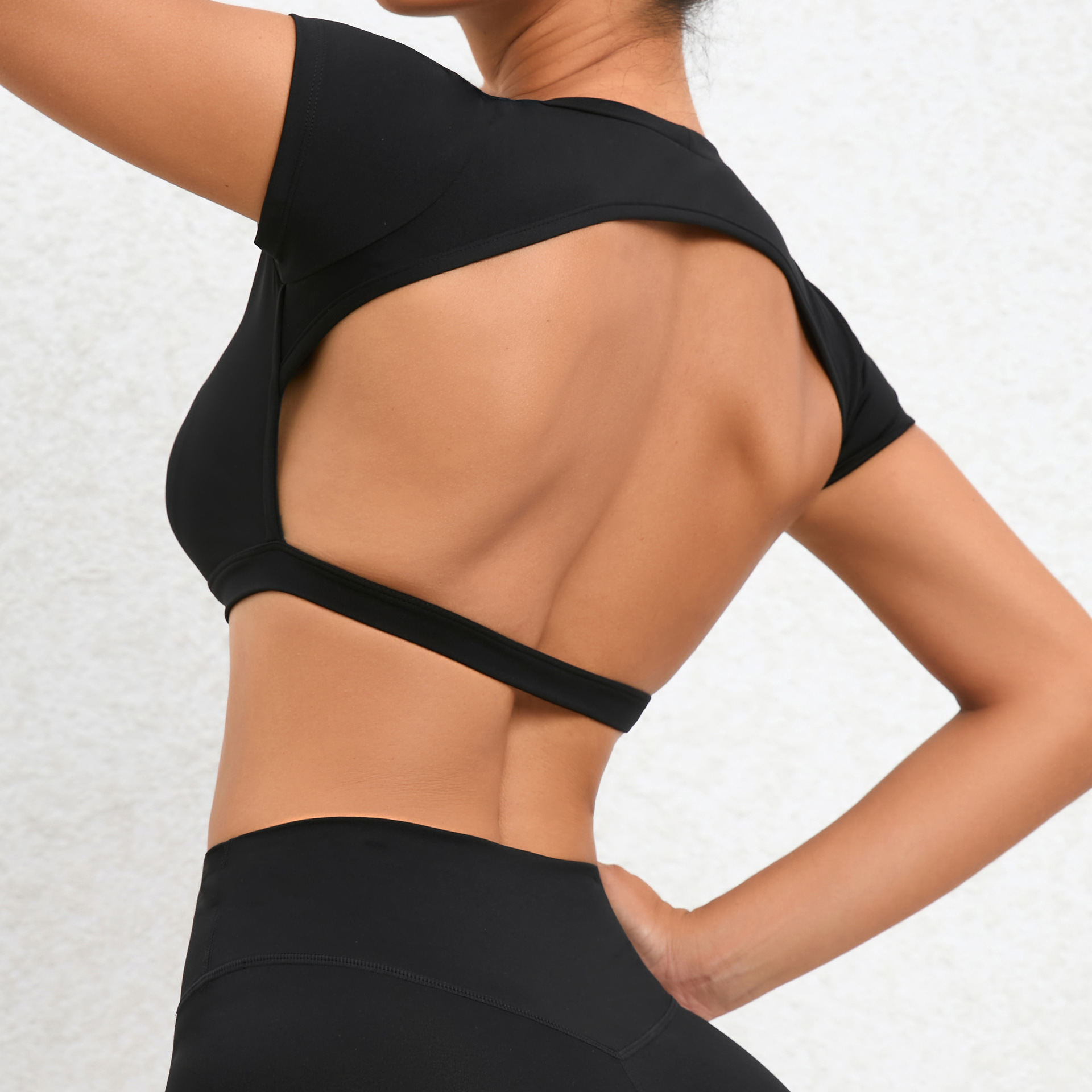 175g Weight Short Sleeve Sleeve Length Nylon, Cotton Blend Fabric Type Short Top Length T-shirt Tops Type Gym, Yoga, Running Occasion Round Neck Neckline Solid Color Pattern Simple Style, Sport Style Style Simple Style Sport Style Solid Color Nylon Cotton Blend Round Neck Active Tops T-shirt 41