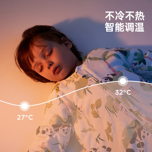 Wellberu  baby sleeping bag autumn and winter children's constant temperature antibacterial split-leg sleeping bag baby anti-kicking quilt